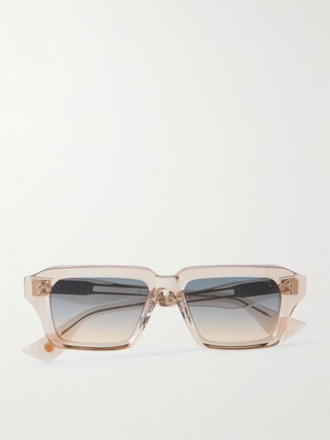 DITA Detron Square-Frame Acetate Suglasses Brown