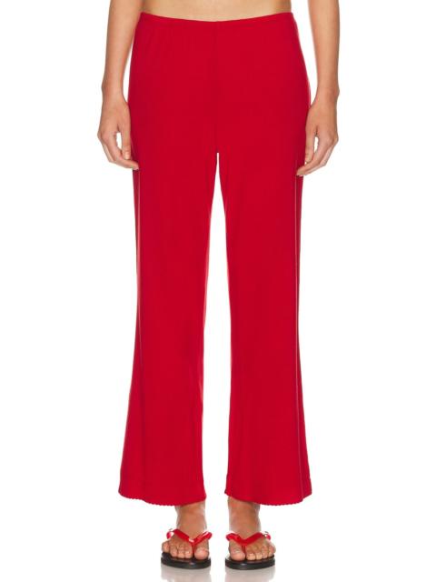 DONNI. The Baby Rib Scallop Pant