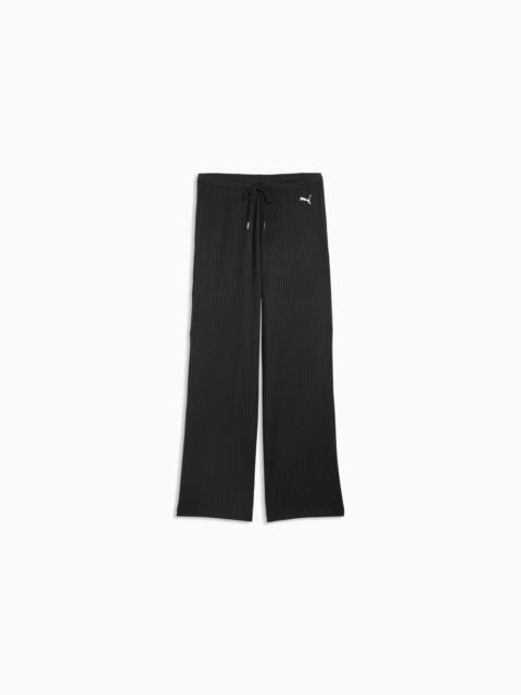 PUMA PUMA Essentials Women's Ribbed Wide Leg Pants
