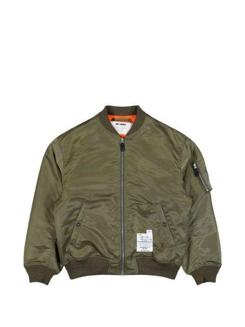 NEIGHBORHOOD patched flight jacket