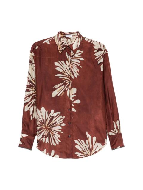 Brunello Cucinelli Printed silk shirt