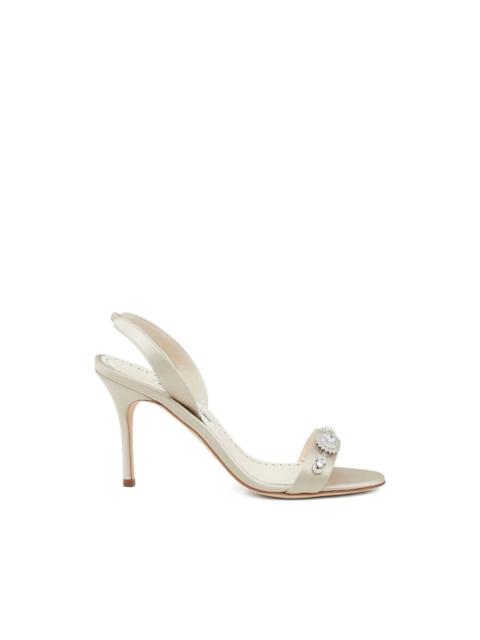 Manolo Blahnik Lamisan embellished sandals