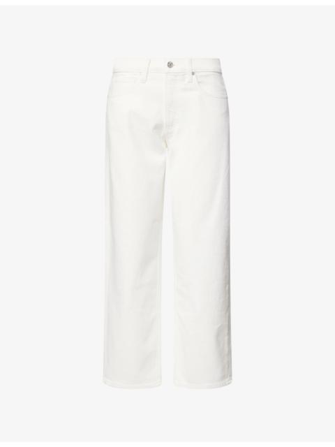 PAIGE Rylann Mid-Rise Relaxed-Straight Leg Denim Jeans