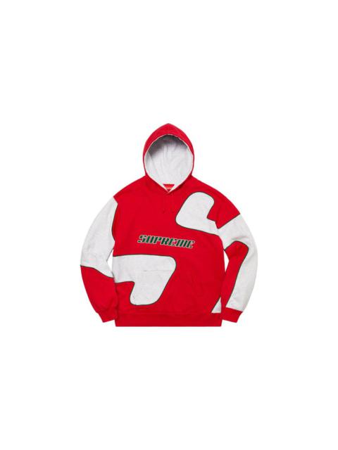 Supreme Supreme Big S Logo Hoodie 'Red White' SUP-FW20-078