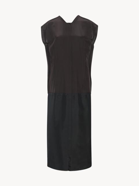 The Row Irena Dress in Viscose and Silk