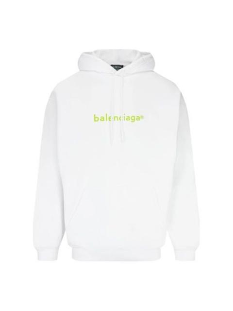 BALENCIAGA Balenciaga New Copyright Medium Fit Hoodie 'White' 570811TIV559152
