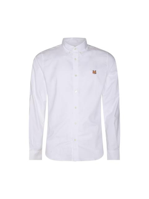 Maison Kitsuné white cotton shirt