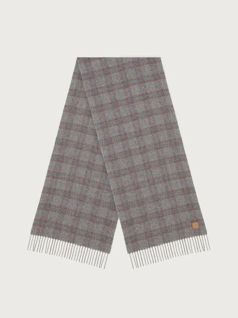 FERRAGAMO SILK AND CASHMERE SCARF
