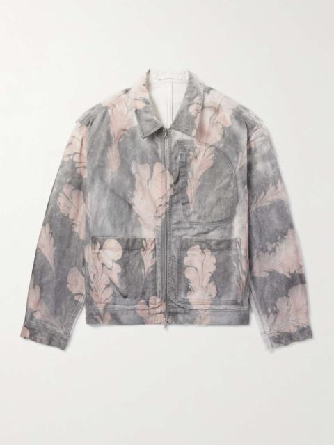Dries Van Noten Floral-Print Denim Jacket