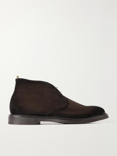 OFFICINE CREATIVE Hopkins 211 Suede Lace-Up Boots
