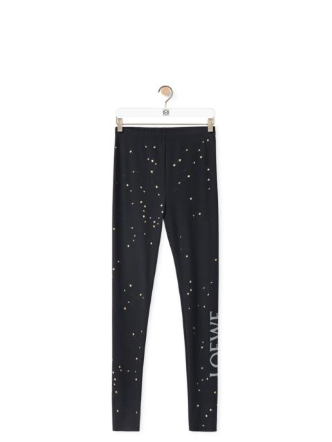 Loewe LED print leggings in polyamide