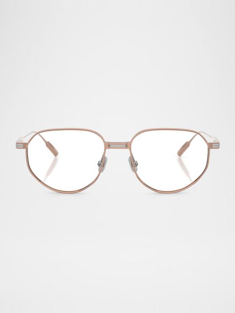 Brunello Cucinelli BC1008T Blue Light Geometric Glasses