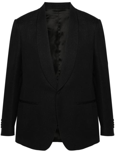 LARDINI metallic-threading blazer