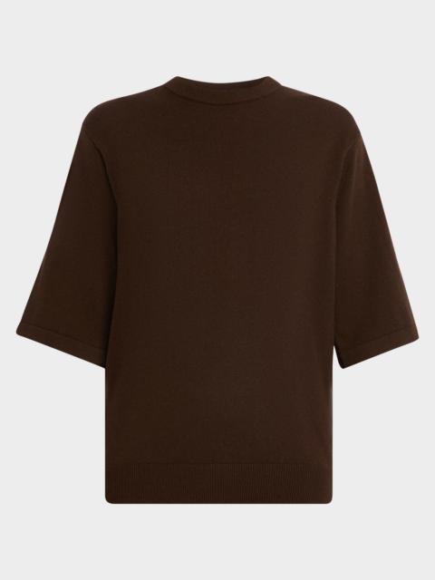MICHAEL KORS Crewneck Cashmere Knit Tee