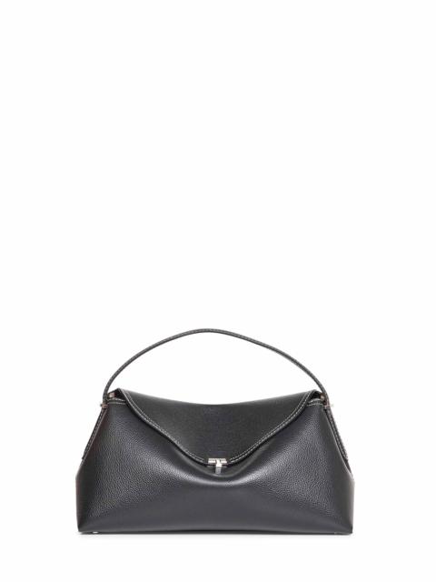 TOTEME Black T-lock top handle bag
