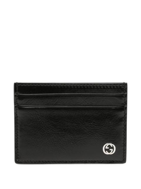GUCCI Gucci Logo-plaque Cardholder