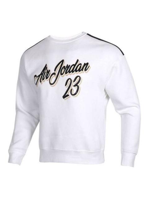 Air Jordan 23 Remastered Plush Pull-On Sweatshirt For Men White CT6283-100