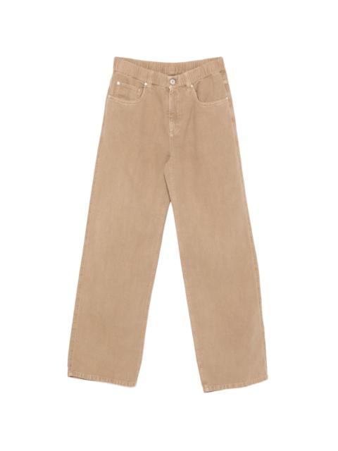 Brunello Cucinelli elasticated-waistband trousers