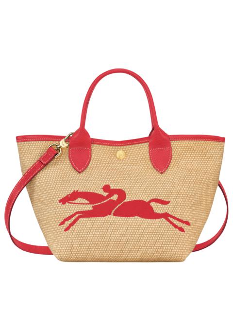 Le Panier Pliage S Basket bag Red - Canvas