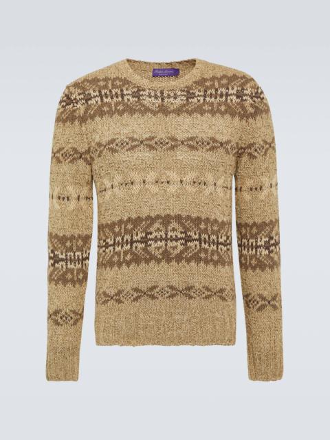 Ralph Lauren Fair Isle silk and wool sweater
