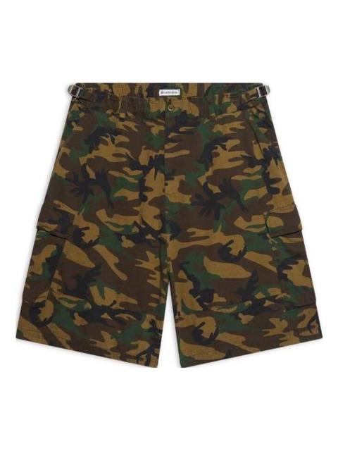 BALENCIAGA Balenciaga Camouflage Cargo Kick Shorts 'Green' 681257TKL142840