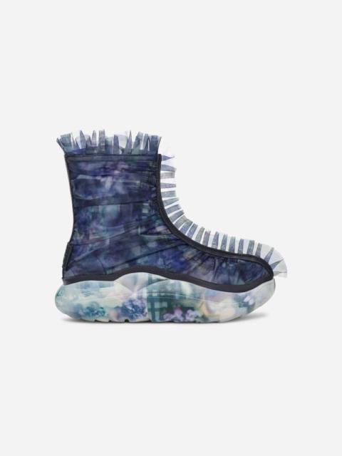 UGG ® Women's ® CS Ruffle Boot Print Textile/Recycled Materials Boots in Dark Blue Floral