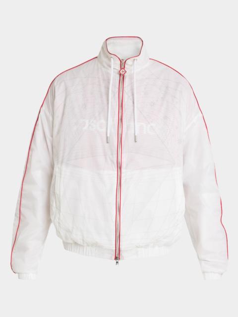 CASABLANCA Men's Reflective Print Track Jacket