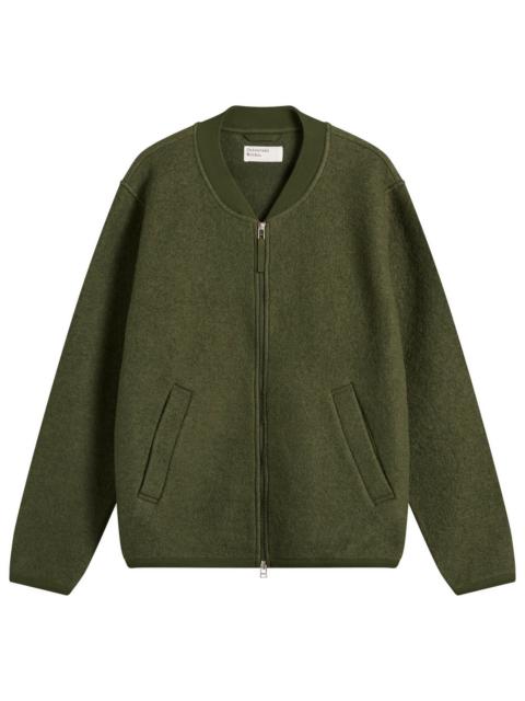 Universal Works Universal Works Wool Fleece Zip Bomber - Presented by END.