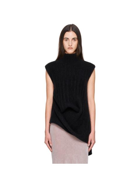 Rick Owens Black Tower Babel Sweater
