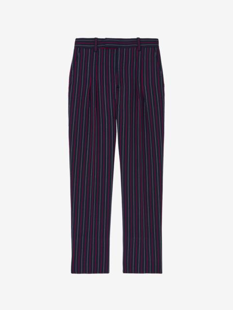 Alexander McQueen Boat Stripe Cigarette Trousers