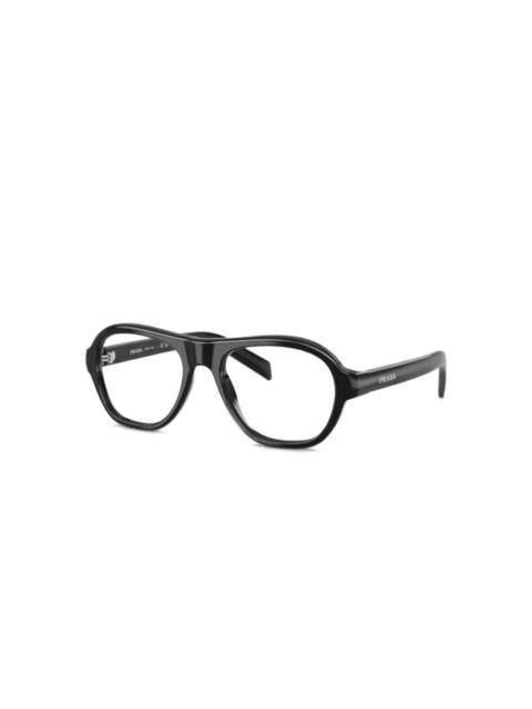 Prada pilot-frame glasses