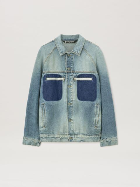 Palm Angels Reserve Dye Loose Denim Jacket
