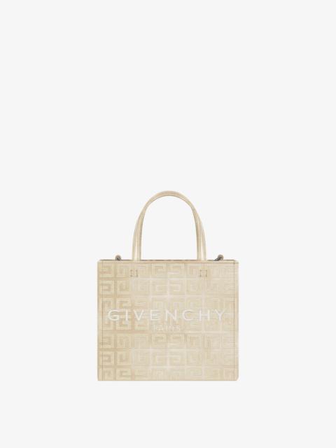 Givenchy MINI G TOTE SHOPPING BAG IN 4G LUREX EMBROIDERY