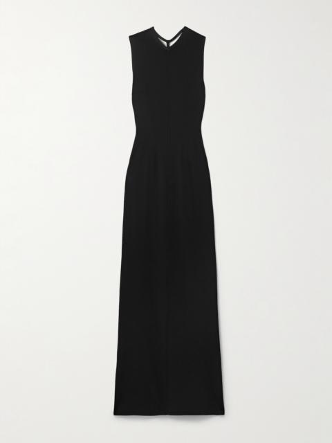 KHAITE Teri Open-back Jersey Maxi Dress