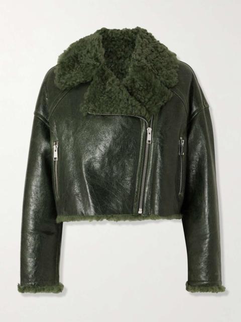 Yves Salomon Cropped shearling jacket
