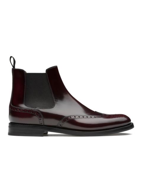 Church's Ketsby wg
Polished Fumè Brogue Chelsea Boot Light burgundy