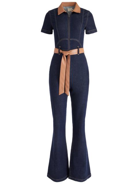 Alice + Olivia GORGEOUS WIDE LEG JUMPSUIT