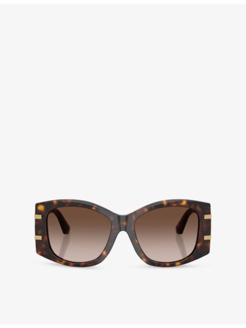 Dolce & Gabbana DG4501 Butterfly-Frame Acetate Sunglasses