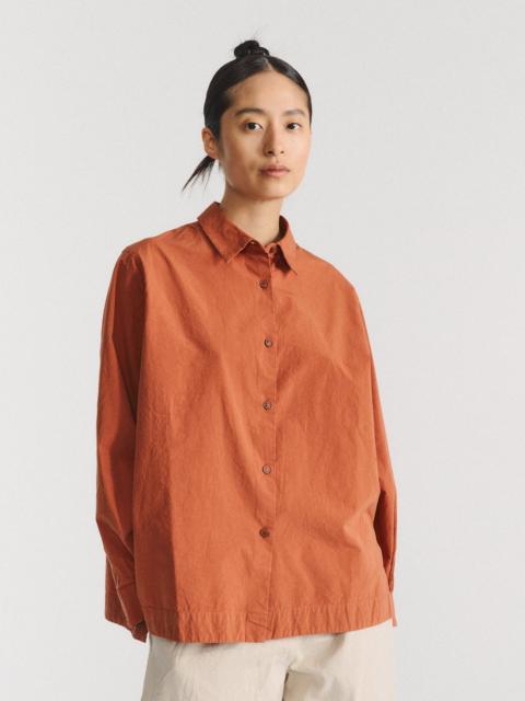 CASEY/CASEY BIGGY SHIRT - PAPER COT - BRICK