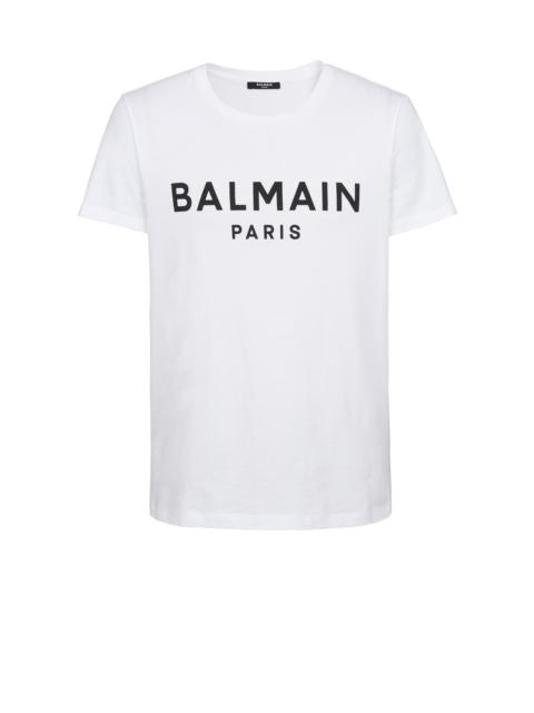 Printed Balmain Paris short-sleeved T-shirt