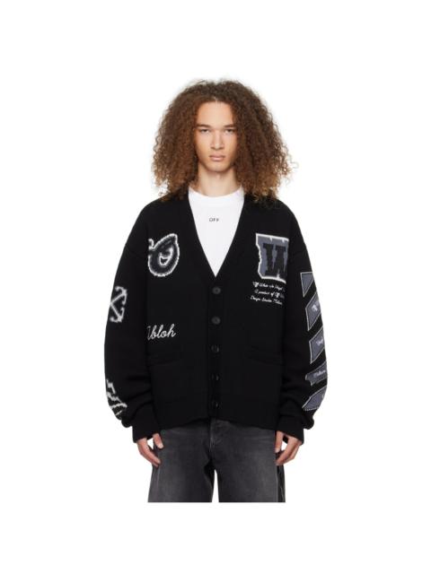 Off-White Varsity Knit Cardigan