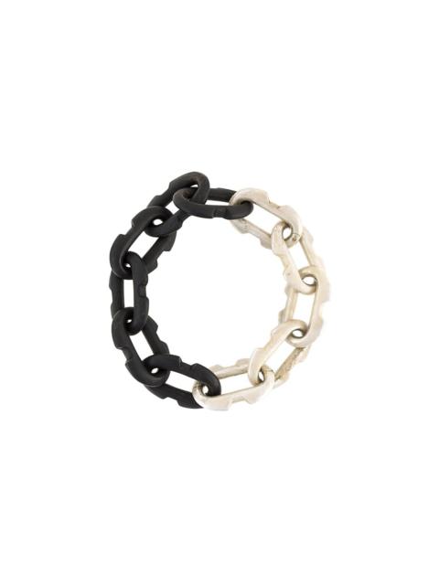 Parts of Four Massive Deco Link Infinity Chain necklace