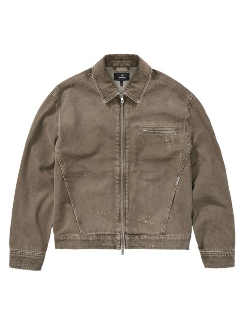 REPRESENT Men's Legacy Cotton Denim Jacket - Washed Olive