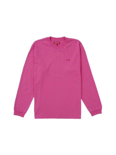 Supreme Small Box L/S Tee (SS25) Pink