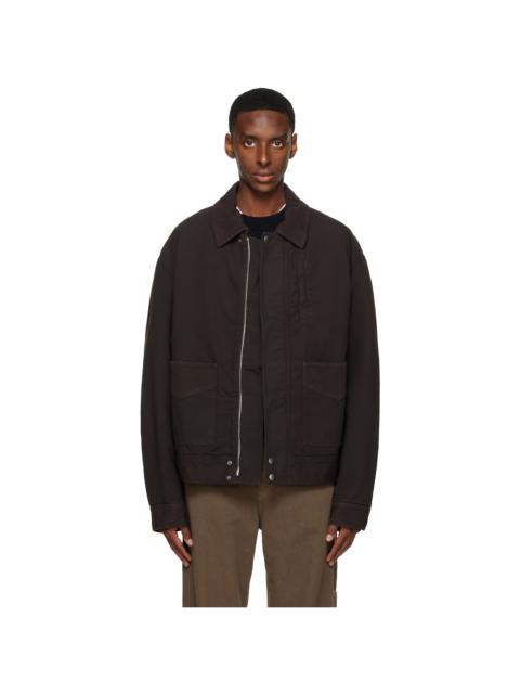 Dries Van Noten Brown Insulated Jacket