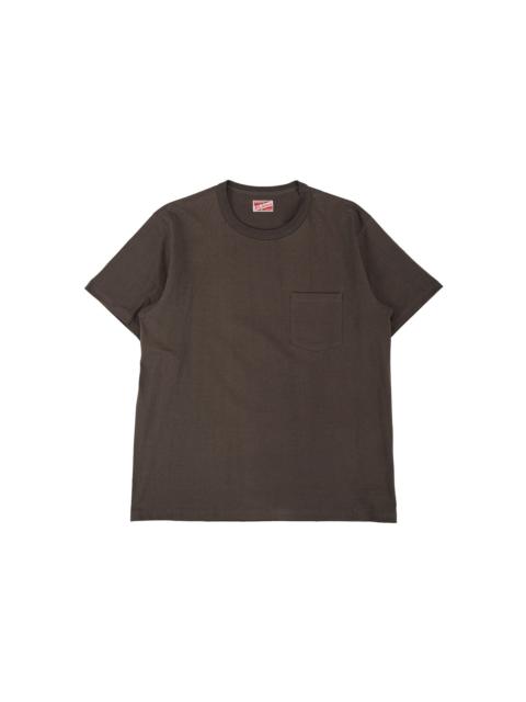 The Real McCoys MC22006 Pocket Tee Charcoal