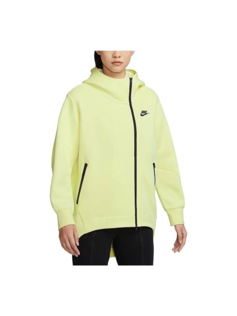 Nike (WMNS) Nike Sportswear Tech Fleece Windrunner Full-zip Hoodie 'Light Green' FB8244-331