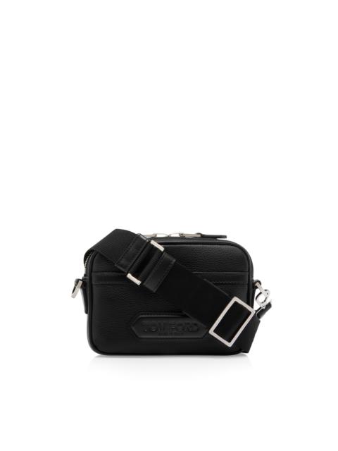 TOM FORD GRAIN LEATHER TRAVELLER MINI MESSENGER