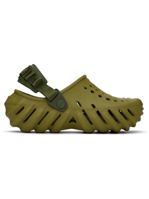 crocs Khaki Echo Clogs