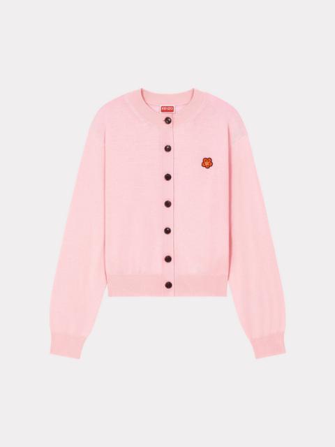 KENZO 'Boke Crest Crew' embroidered RWS wool cardigan